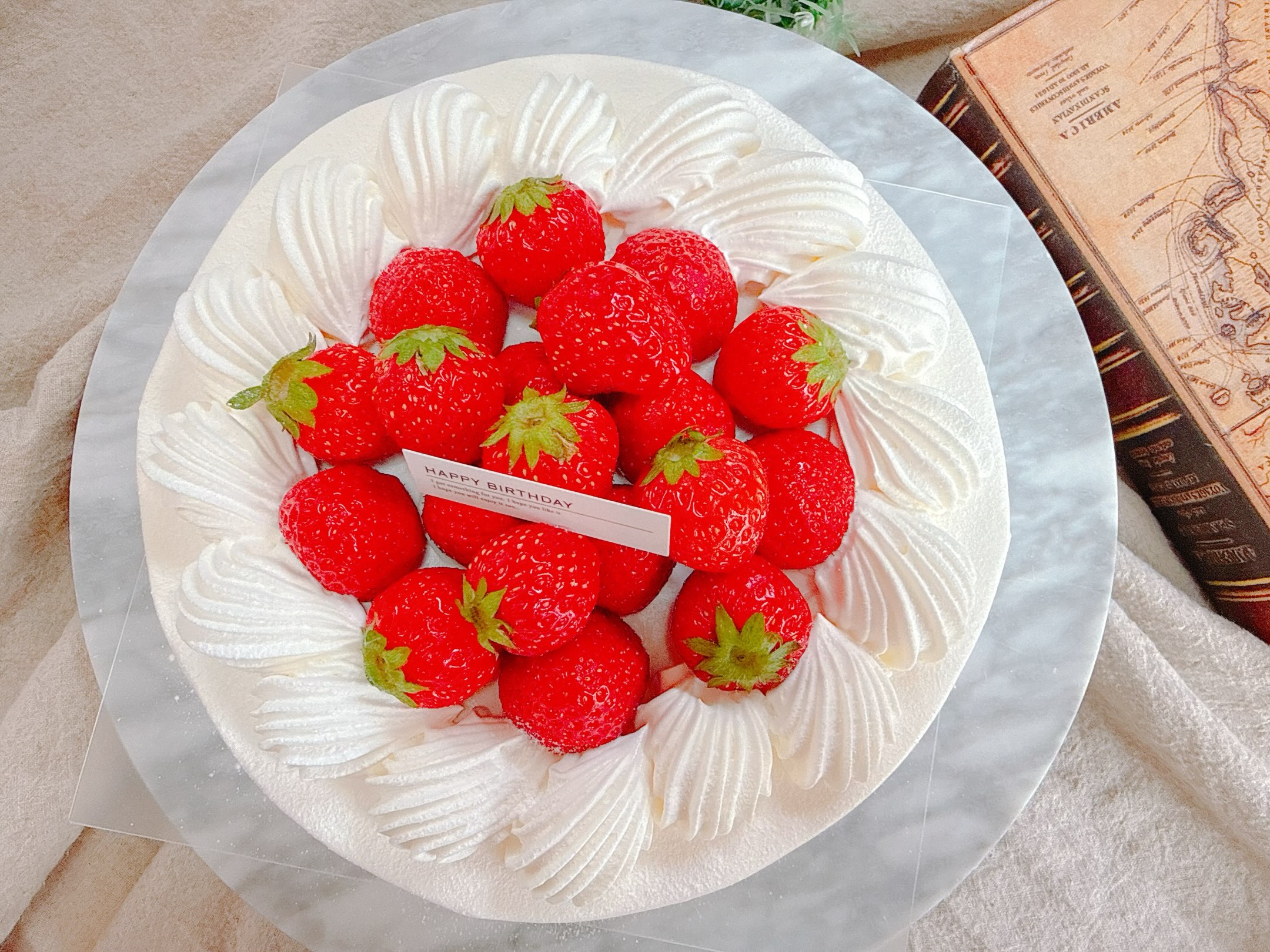 Sugar Craftが制作した苺のショートケーキ